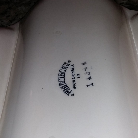 0916 AS IS Franciscan 11 7/8" 3 Part Relish Dish * - Picture 7 of 10